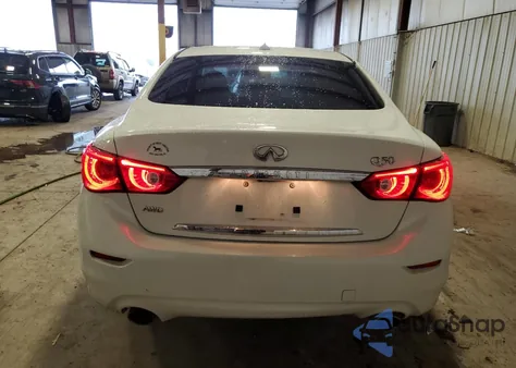 2014 Infiniti Q50 Base из США, поврежденный, VIN JN1BV7ARXEM687720